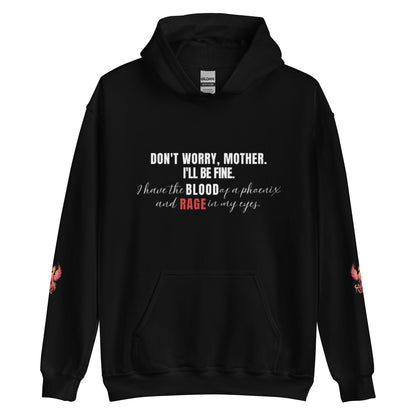 Blood of a Phoenix Hoodie - Dark Romance Apparel